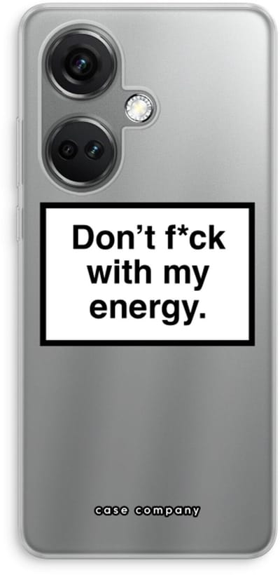 Case Company® - Hoesje geschikt voor OnePlus Nord CE 3 hoesje - My energy - Soft Cover Telefoonhoesje - Bescherming aan alle Kanten en Schermrand