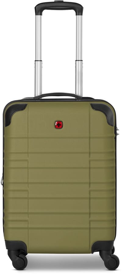 Wenger Amplar Evo 4 wielen Cabinewagen S 53 cm met uitbreidingsplooi - Harde bagage - Combinatieslot - olive