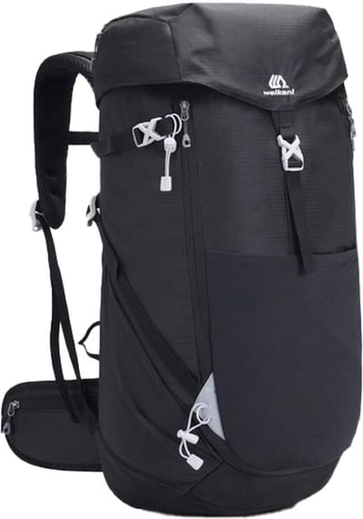 Nixnix® - Rugzak 50L - Zwart - Rugzak voor Hiken - Berg beklimmen