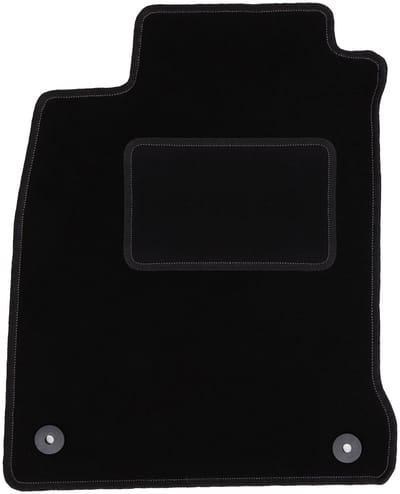 Bestuurdersmat zwart voor: Renault Laguna III liftback, stationwagen (2007-2015)