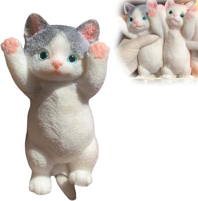 Verwen je kat met een anti-stress speeltje van 13 x 7 cm, knijpbaar en perfect voor ontspanning en plezier tijdens de feestdagen.