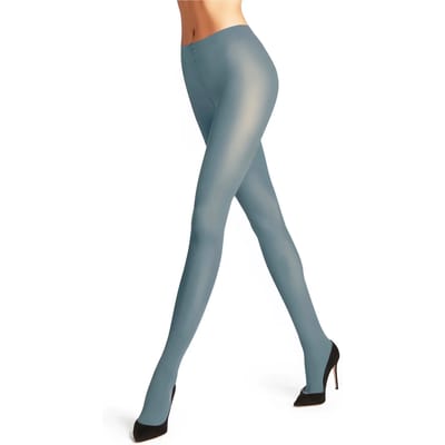 FALKE Pure Matt eenkleurig materiaal ondoorzichtig 50 DEN panty dames blauw - maat S