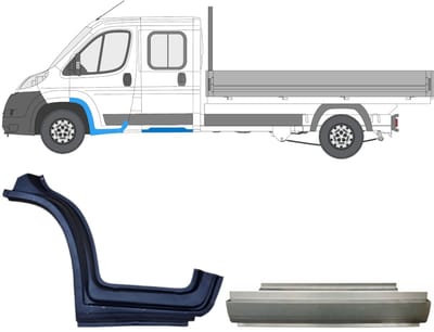 Reparatiepaneel set voor Fiat Ducato 2006-2025 / Links