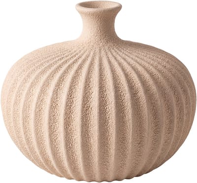 Clayre & Eef Vaas Beige Keramiek