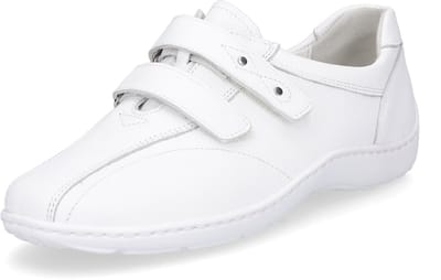 Waldläufer dames leren klittenbandschoen Henni wit 9