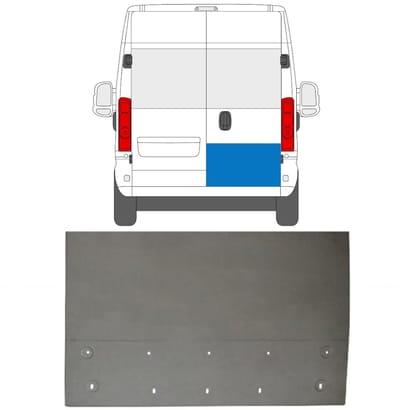 Reparatie plaatwerk achterste deuren voor Opel Movano 2021-2026 / Rechts