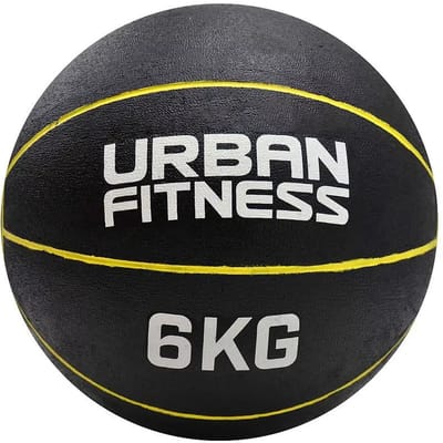 Urban Fitness Medicijnbal - Geel - 6kg