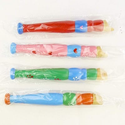 Naroote Colorful Wooden Recorder for Children with Exquisite Patterns and Easy Fingering, Early Educational Toys for Memory Development, Improved Motor Skills (Such as