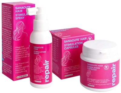 SANACUTE STIMULATION SANACUTE SPRAY & CAPSULES Haarpflege Set