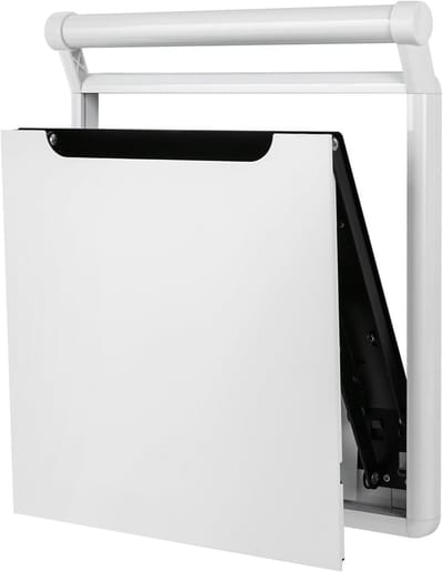 Opklapbare Douchestoel - Wandmontage Stoel - Veilig Zitten - Met Handgreep - Max 150 kg - Wit