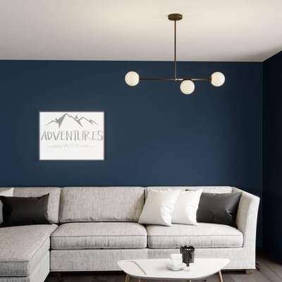 SIGMA Hanglamp Gama 3, 3-lamps, zwart