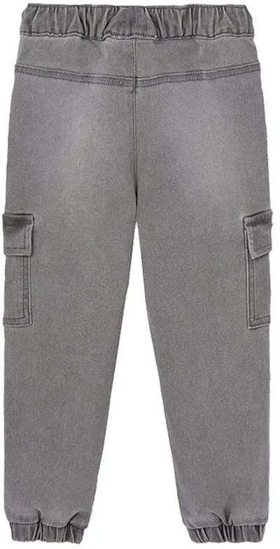 Boboli Denim Knit Broek Grijs 3 Years Jongen