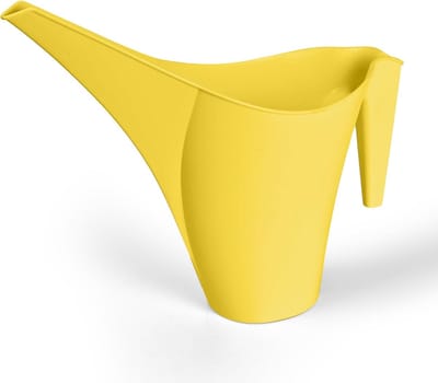 Kunststof gieter - Planten watergever - Planten verzorgen - Lange smalle tuit - 1/2 gallon - Geel