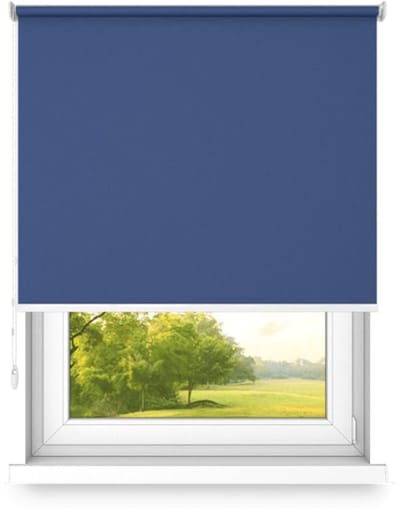 time4blinds Rolgordijnen Verduisteringsrolgordijn Vrijhangend rolgordijn zonder cassettemuur of plafondmontage UV-bescherming Thermische eigenschappen Solide 70x100 cm Bosbessen - links