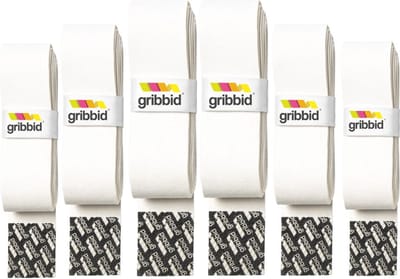 Gribbid Progrip - Hockeystick Grip - Zeemgrip - The Original Dutch Chamois - 6pack Wit