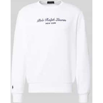 regular fit sweatshirt van katoenmix