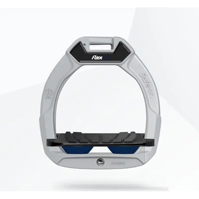 Veiligheidseisen voor paardrijden Ingelijnde Grip Aluminium/Zwart/Marine kind Flex-On Safe-On