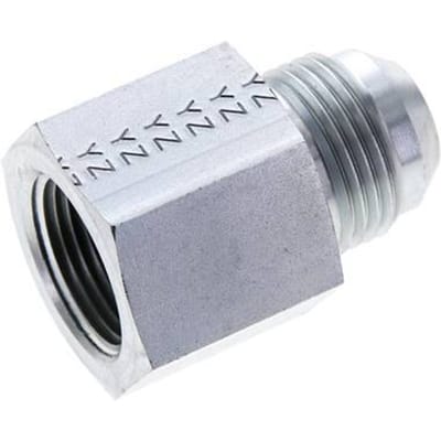 JIC  Verloopnippel UN 1-1/16''-12 Buitendraad X 3/4'' NPT Binnendraad Staal 170bar