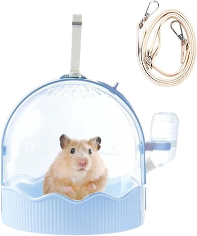 Hamster Reistas - Draagkooi Kleine Dieren - Veilig Transport - Optimale Luchtcirculatie - 20x18x18 cm - Enkel Kenmerk