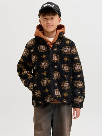 JACK&JONES - JORNORREBRO TEDDY AOP JACKET JNR - Jongens - Buitenjassen