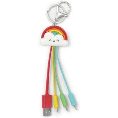 Legami multi 4 in 1 usb lader - regenboog