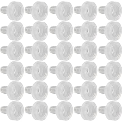 30 stuks Geluidsversterker Oordopjeshouder Zacht Accessoire Vervanging Gehoorhulpmiddel Oordopjesbasis voor Siemens white