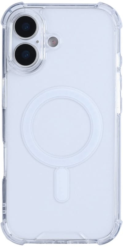 Rixus Anti-Burst Case With MagSafe For Apple iPhone 17 Transparent