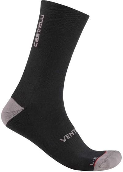 Castelli Venti Soft Merino Sokken Zwart EU 36-39 Man