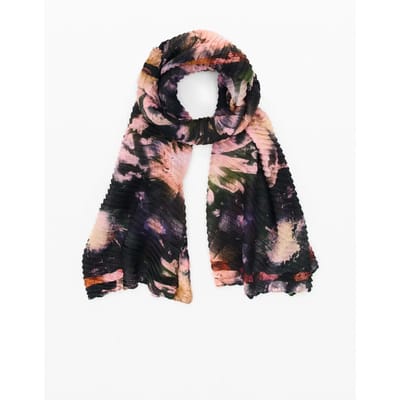 Desigual sjaal Novara Rectangle Foulard Black roze