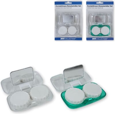 JES Collection reisetui contactlenzen 7 cm 2 assorti