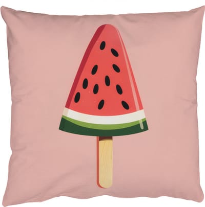 Sierkussens - Kussentjes Woonkamer - 50x50 cm - Watermeloen - Ijsje - Pitjes - Rood