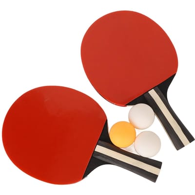 REGAIL Tafeltennis Bat Set Draagbare Tafeltennis Set Met Draagtas 2 Batjes 3 Ballen