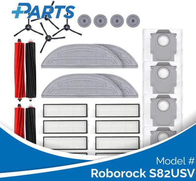 Roborock S82USV Onderhoudsset (Plus.Parts® alternatief voor 8.02.0324)