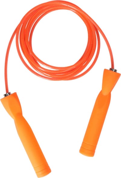 Toi-toys Springtouw - oranje - 280 cm - met kunststof handvatten - buiten speelgoed