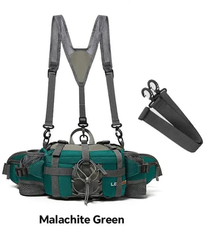 PolkaHome® Heuptas – Heuptasje & Heuptassen Anti-diefstal – Outdoor Wandel Sport Telefoon Tas | Crossbody Tas voor Buitenactiviteiten – Vissen, Wandelen, Kamperen – Schouderzak met Verstelbare Band | Luxe Dames Heren Wandelen Tas – Reisheuptas – Heup