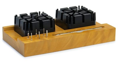 Horlogeband verkorter set inclusief houten basis