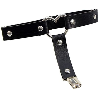 Gotische Harness Dames Ketting Halsband Choker Sexy PU Leer Ketting Hanger Halsband Choker Ketting Cosplay Accessoires voor Koppels
