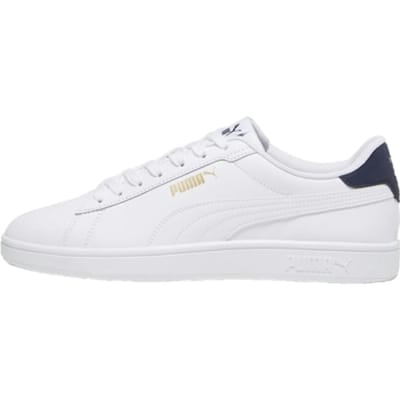 PUMA Puma Smash 3.0 L Unisex Sneakers - PUMA White-PUMA Navy-PUMA Gold