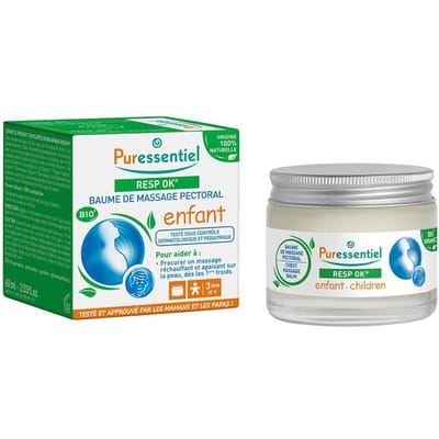 Puressentiel Ademhaling Borstmassage Balsem Kinderen 60