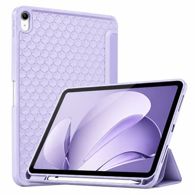 Sounix Tablet Hoes Geschikt voor Apple iPad 11 (2025) A16/iPad 10.9 Inch 10e generatie (2022) - Hoesje met Pencil Houder Uitsparing - Paars