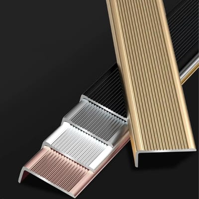 Traprand Aluminium - Antislip Rand - Trap Veiligheid - Gemakkelijk Reinigbaar - 90 cm Lengte - Goud
