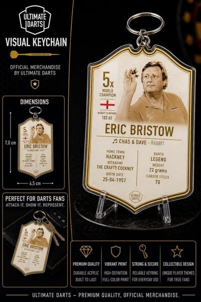 Ultimate Card Key Chain Immortals Eric Bristow