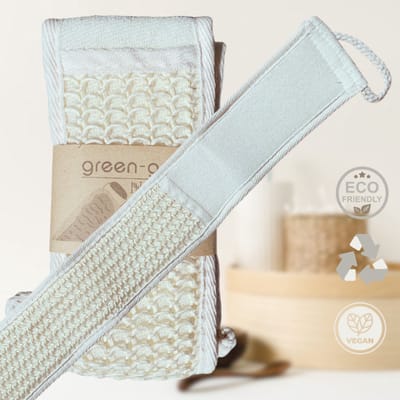 WiseGoods - Rugscrub Lang - Exfoliërende Loofah Massage Scrubber - Borstel - Bad - Douche - Rugmassage - Huidverzorging