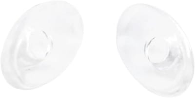 Neuspads Brillenglazen - Anti-slip Pads - Verhoogd Draagcomfort - 25 Paren Set - 1.3 x 0.7 cm - Transparant