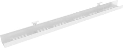 Offeco - Kabelgoot - Kabelgoot bureau - Kabel organiser- Kabelgoot  950mm - Kabelgoot wit - In lengte verstelbaar- Kabelgoot  cm - Kabelgoot