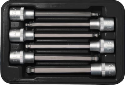 SW-Stahl 05010L kogeldoppen extra lang, 1/2 inch 5-6-7-8-10-12 mm