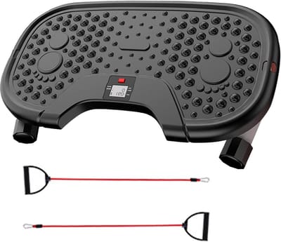 Trap Stepper - Mini Hometrainer - Full Body Workout - Geluidloos Gebruik - Compact Ontwerp - Zwart