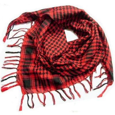 Zomer Dames Tactische Arabische Sjaal Heren Mode Lichtgewicht Hijab Sjaal Lente Leger Ruit Hoofdsjaal Warmhouden 2020 Nieuw black