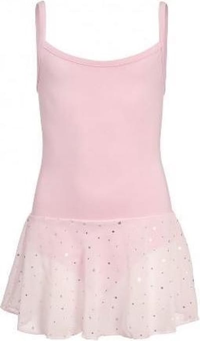 Balletpakje Meisje Maat 104 - Papillon Balletpakje Spaghettiband - Met Glitter - Roze