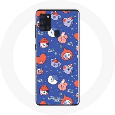 Coque pour Samsung Galaxy A21s BTS Bangtan Sonyeondan BT21 Noël 2023
